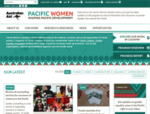 Tablet Screenshot of pacificwomen.org